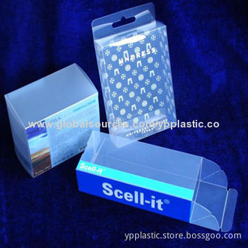 Printed acetate box package for gifts pack